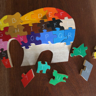 Puzzle Armand l'éléphant alphabet - Notice