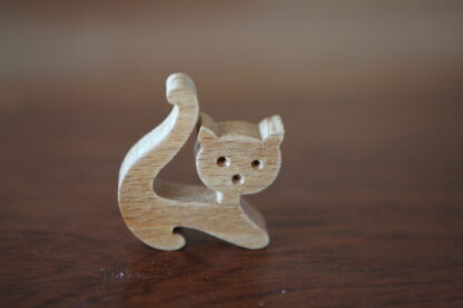 Animal en bois Chat petit modèle - Notice