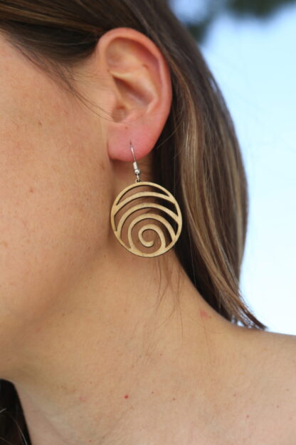 Boucle d'oreille "spirale"