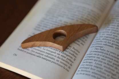 Support De Page De Livre En Bois Personnalisé "I Love You Forever" - Taille M, Accessoire Cadeau Pour Lecteur