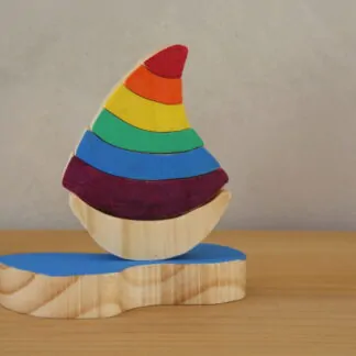 Puzzle Bateau arc en ciel - Notice