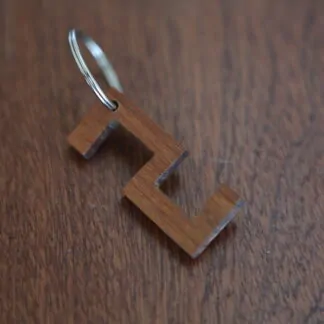 Porte clé "5" exotique