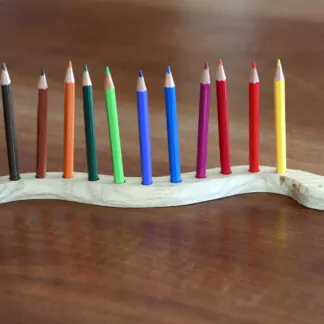 Serpent porte crayons de couleurs