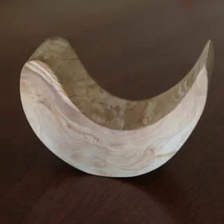 Porte savon "lune" en olivier
