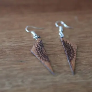 Boucle d'oreille "Trimandala"