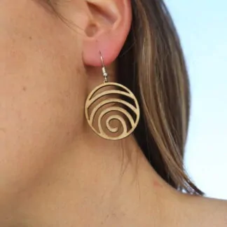 Boucle d'oreille "spirale"