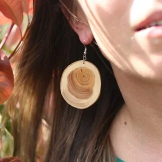 Boucle d'oreille "Cyprès"