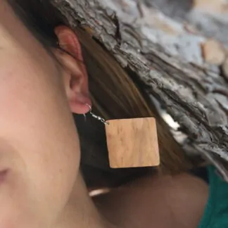Boucle d'oreille "Carré"