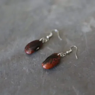Boucle d'oreille "Haricotte"