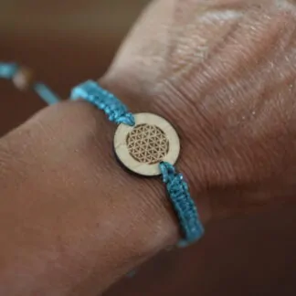 Bracelet macramé "Fleur de vie"