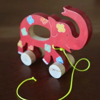 Eléphant à roulette
