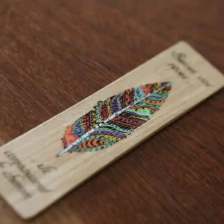 Marque-page en bois "Suivez vos rêves, ils connaissent le chemin"