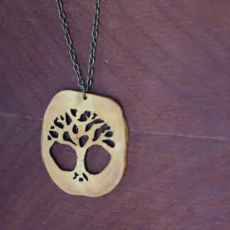 Pendentif "Arbre de vie" en Buis