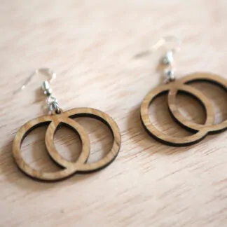 Boucle d'oreille "Vesica piscis"