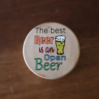 Décapsuleur gravé "The best beer is an open beer"