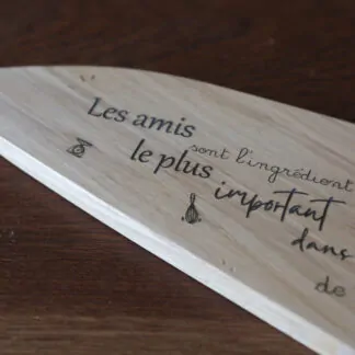 Planche à découper ou de présentation 43cm