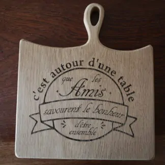 Planche à découper ou de présentation 27cm en chêne