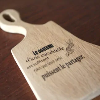 Planche à découper ou de présentation 23.5cm en chêne