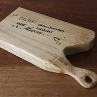 Planche à découper ou de présentation 26cm en chêne