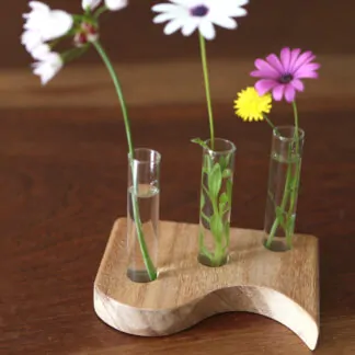 Soliflore en Ipé 3 fleurs