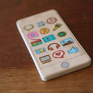 Téléphone en bois