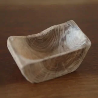 Plat apéritif en bois naturel 13cm