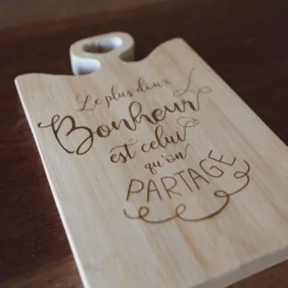 Planche à découper ou de présentation 29cm en bambou