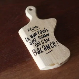 Planche à découper ou de présentation en chêne 20,7cm