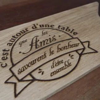 Planche à découper ou de présentation 65cm en chêne