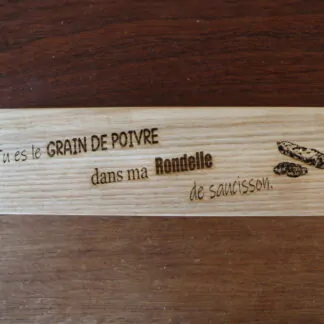 Planche à découper ou de présentation en Frêne 24,2cm