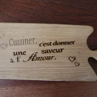 Planche à découper ou de présentation 30cm en chêne