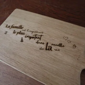 Planche à découper ou de présentation 36,5cm en chêne