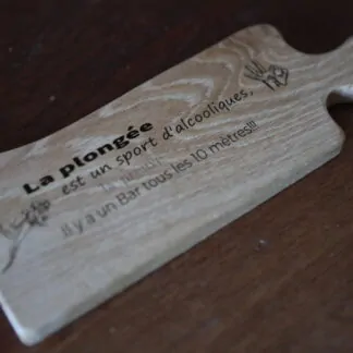 Planche à découper ou de présentation 22,5cm en chêne