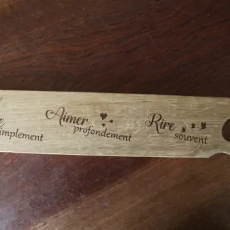 Planche à découper ou de présentation 44,5cm en chêne