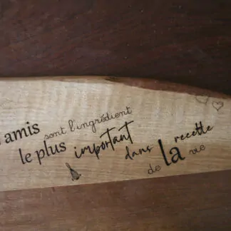 Planche à découper ou de présentation 46,5cm en chêne