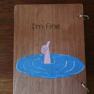 Carnet d'écriture de voyage "I'm Fine et poulpe"