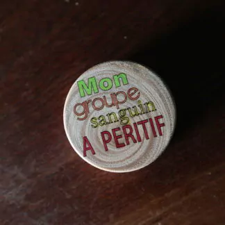 Décapsuleur aimanté gravé "Mon groupe sangin : A péritif"