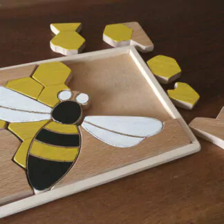 L'abeille et alvéoles