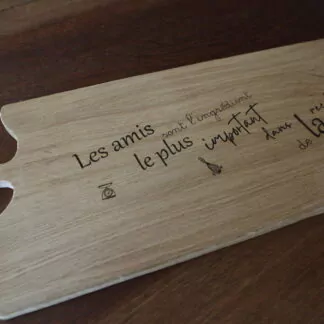 Planche à découper ou de présentation 47,5cm en chêne