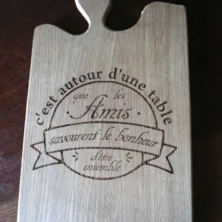 Planche à découper ou de présentation 24cm en chêne