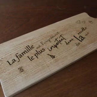 Planche à découper ou de présentation en Chêne 37,9cm