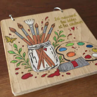 Carnet de dessin (ou d'écriture) "Créer c'est se retrouver..."