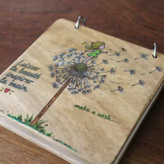 Carnet de dessin (ou d'écriture) "peindre le monde avec poésie..."